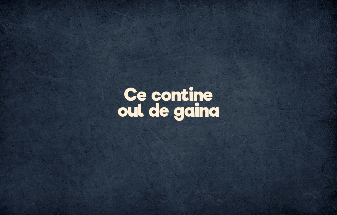 ce contine oul de gaina