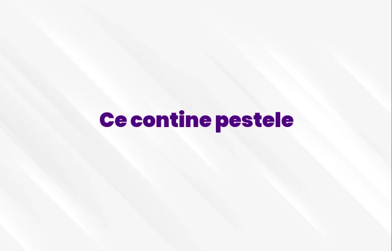 ce contine pestele